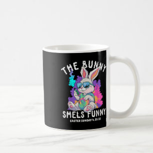 Caneca De Café O Coelhinho Cheira Engraçada Páscoa Domingo 4 20 2