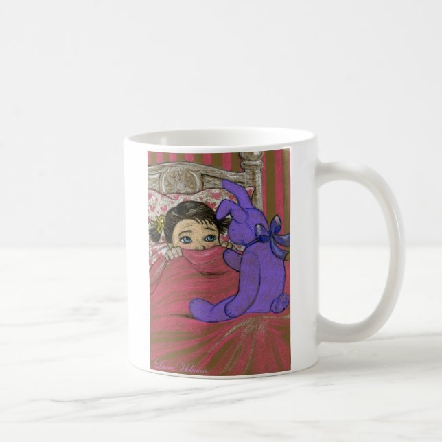 Caneca De Café O coelho mágico (Direita)