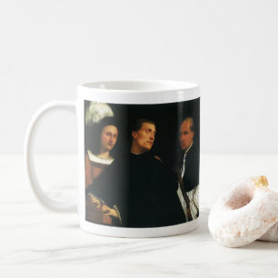 Caneca De Café O Concerto por Tiziano Arte Fino Vintage Renascime