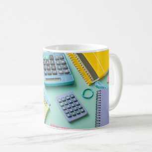 Caneca De Café O conjunto de suprimentos escolares inclui cores p