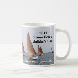 Caneca De Café O copo de 2011 construtores de pedra do cavalo