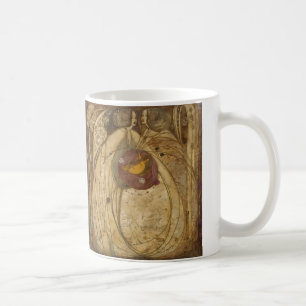 Caneca De Café O Coração da Rosa por Margaret Mackintosh      