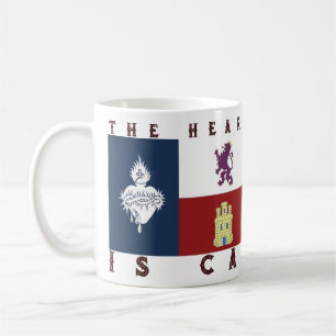 CANECA DE CAFÉ O CORAÇÃO DO TEXAS