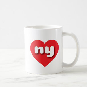 Caneca De Café O coração vermelho de Nova York - Eu amo o ny