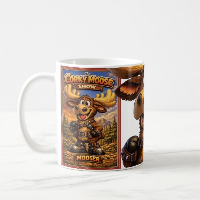Caneca De Café O Corky Moose "Mooser" (Esquerda)