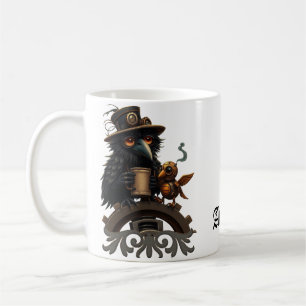 Caneca De Café O corvo alimentado por Café