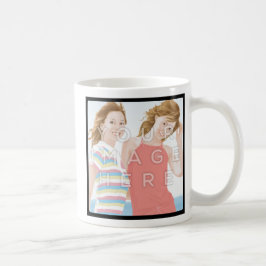 Caneca De Café O costume da foto de Instagram dois personalizou o