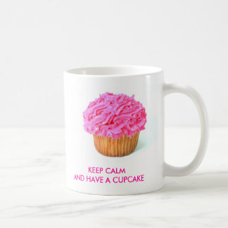 Caneca De Café o cupcake, MANTEM CALMAND PARA COMER UM CUPCAKE