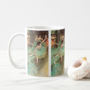 Caneca De Café O Dançarino Verde de Edgar Degas, Balé de Vintage