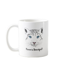 O Desenho Moderno de Leopardo de Neve é Bonito