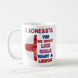 Caneca De Café O Design da Lioness dá suporte à equipe