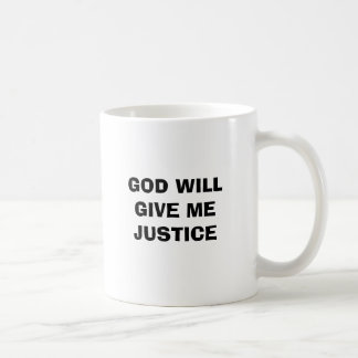 CANECA DE CAFÉ O DEUS DAR-ME-Á JUSTIÇA