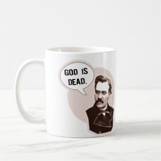 Caneca De Café O deus está inoperante (Nietzsche)