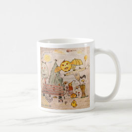Caneca De Café O Dia das Bruxas em seu quintal