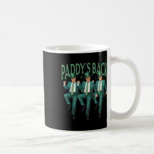 Caneca De Café O Dia de São Patrício do Paddy's Back Trump St Pat