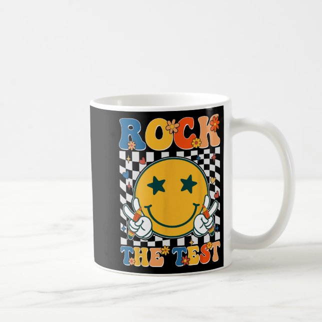 Caneca De Café O dia de teste do professor assistente (Direita)