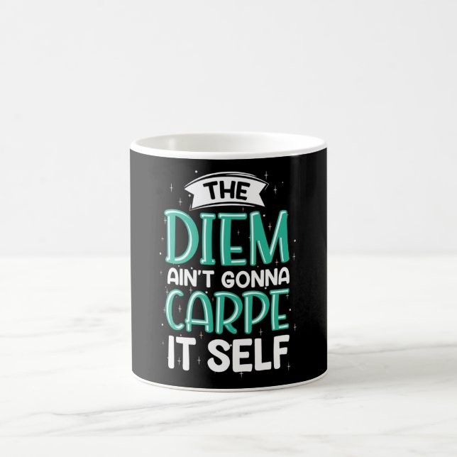 Caneca De Café O Diem não vai carpá-lo (Centro)