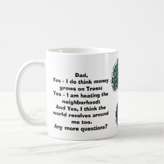 Caneca De Café O dinheiro cresce em árvores