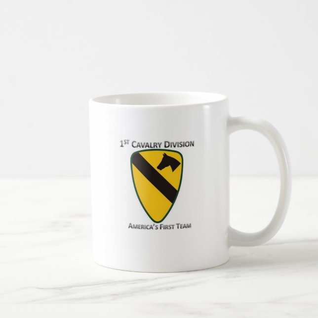Caneca De Café ø Divisão da cavalaria (Direita)