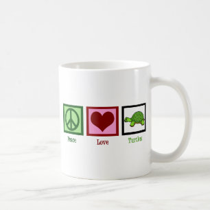 Caneca De Café O dobro das tartarugas do amor da paz tomou