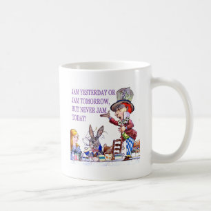 Caneca De Café O doce ontem ou o doce amanhã mas nunca bloqueiam