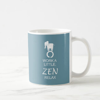 Caneca De Café O elefante Enso do zen relaxa