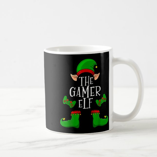 Caneca De Café O Elfo Gamer Natal Correspondente  (Direita)