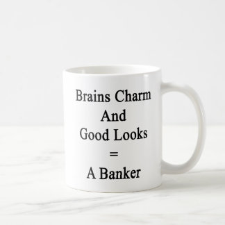 Caneca De Café O encanto dos cérebros e os bons olhares igualam