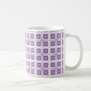 Caneca De Café O encanto retro esquadra a caneca, violeta