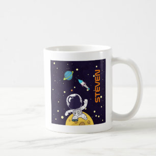 Caneca De Café O espaço de exploração do astronauta