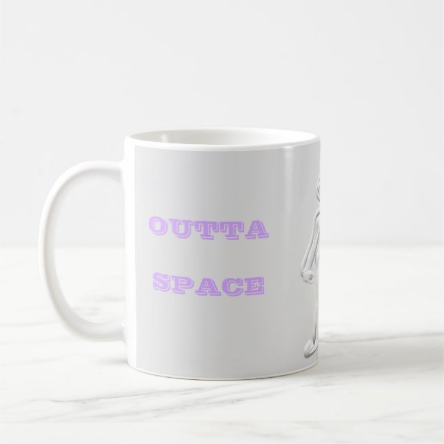 Caneca De Café O Espaço Funky é o lugar a ser (Esquerda)