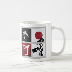 Caneca De Café O Espírito Japonês Pintura por Alfred Fox