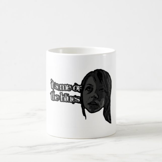 Caneca De Café O esquema Dayna "é mim ou os azuis " (Centro)