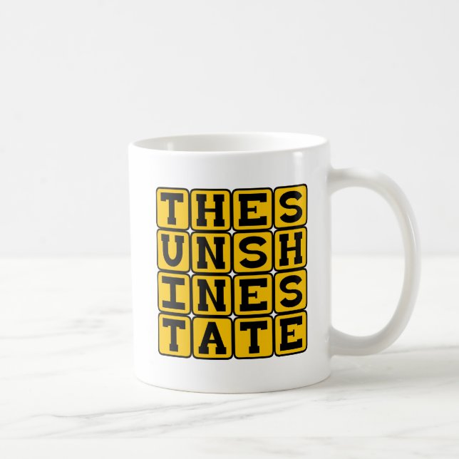 Caneca De Café O Estado do Sol, Apodo da Flórida (Direita)
