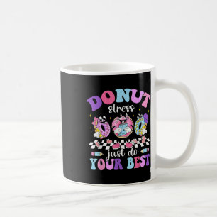Caneca De Café O Estresse da Rosquinha Groovy Faz Seu Melhor Prof