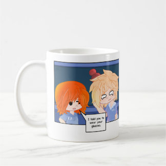 Caneca De Café O "Eu Te Disse Para Vestir Seus Óculos"