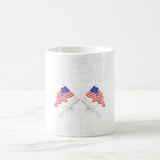 Caneca De Café O fantasma de soldado adulto que defende a nossa v