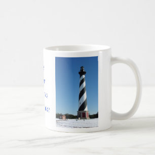 Caneca De Café O farol de Hatteras do cabo