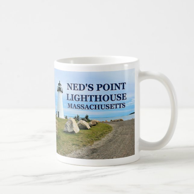 Caneca De Café O Farol Ponto de Ned, Massachusetts Mug (Direita)