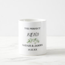 O Favor Perfeito Da Mug De Casamento De Mistura