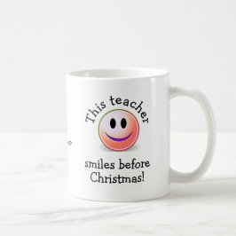 Caneca De Café O FELIZ PROFESSOR Personalizado CHORA ANTES DO NAT