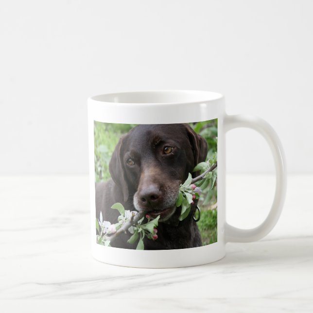Caneca De Café O filhote de cachorro do primavera (Direita)