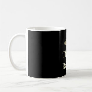Caneca De Café O fim do arco-íris gráfico engraçado de pesca de t