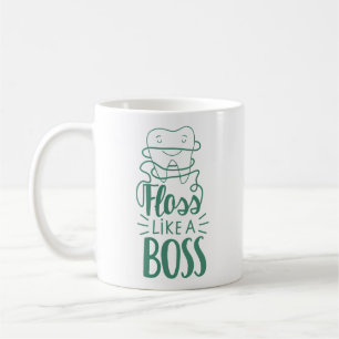 Caneca De Café O Floss gosta de um chefe