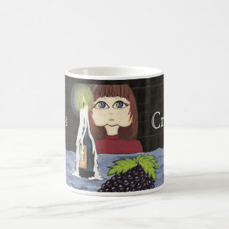 Caneca De Café O foco de Cutie do quantum do trabalho da vela