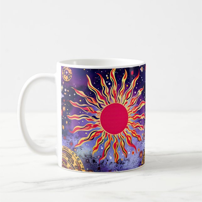 Caneca De Café O Fogo Dançante do Cosmos (Esquerda)