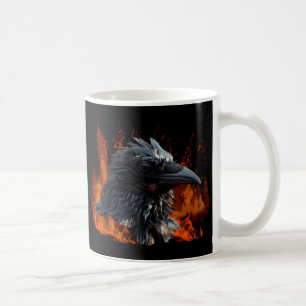 Caneca De Café "O Fogo Raven" Oferece