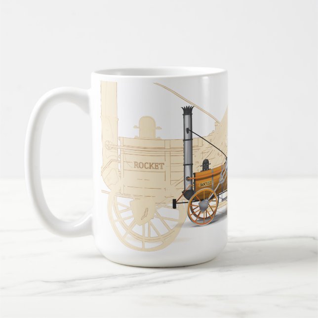 Caneca De Café O Foguete (Esquerda)