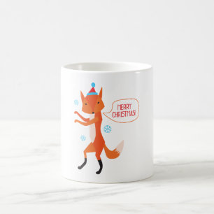 Caneca De Café O Fox diz o Feliz Natal!