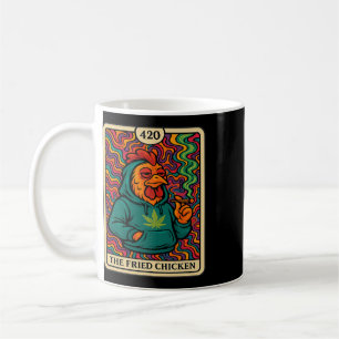 Caneca De Café O Frango Frito Engraçado Maconheiro Fumando Maconh